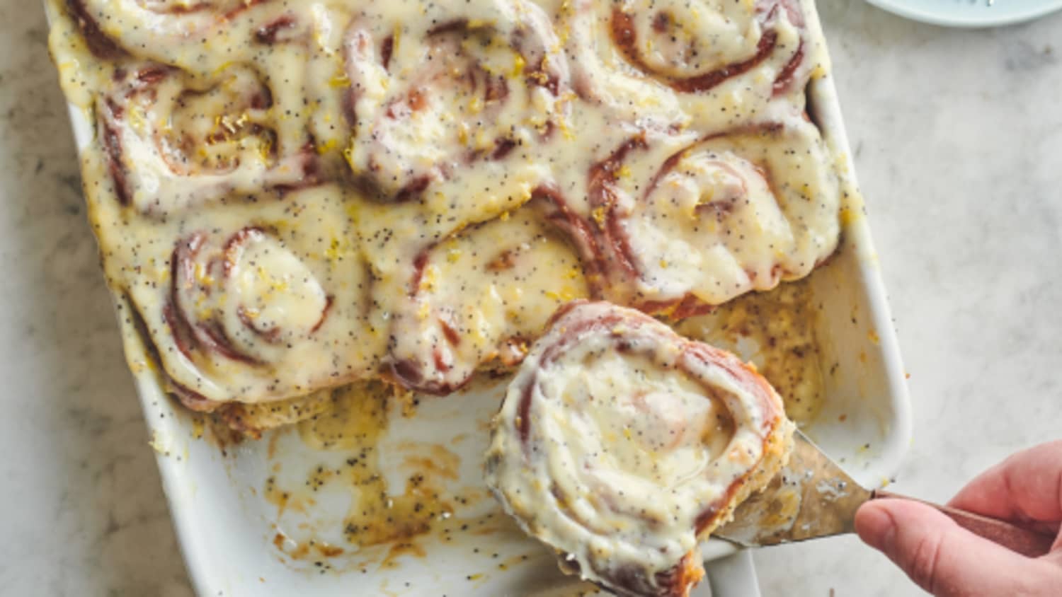 Lemon Poppy Seed Sweet Rolls-image