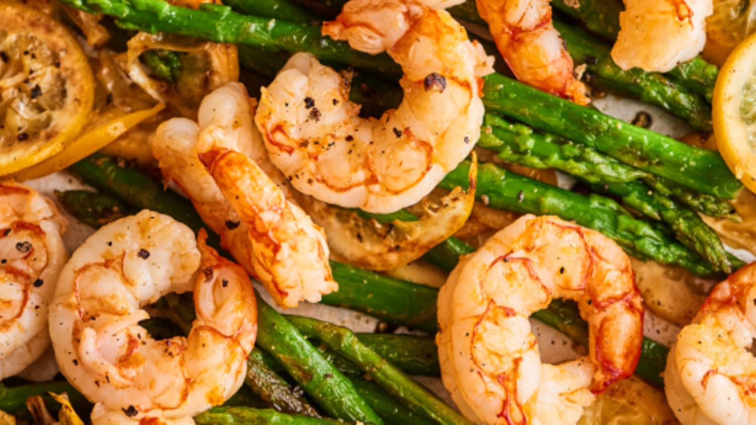 Lemony Roasted Shrimp and Asparagus-image