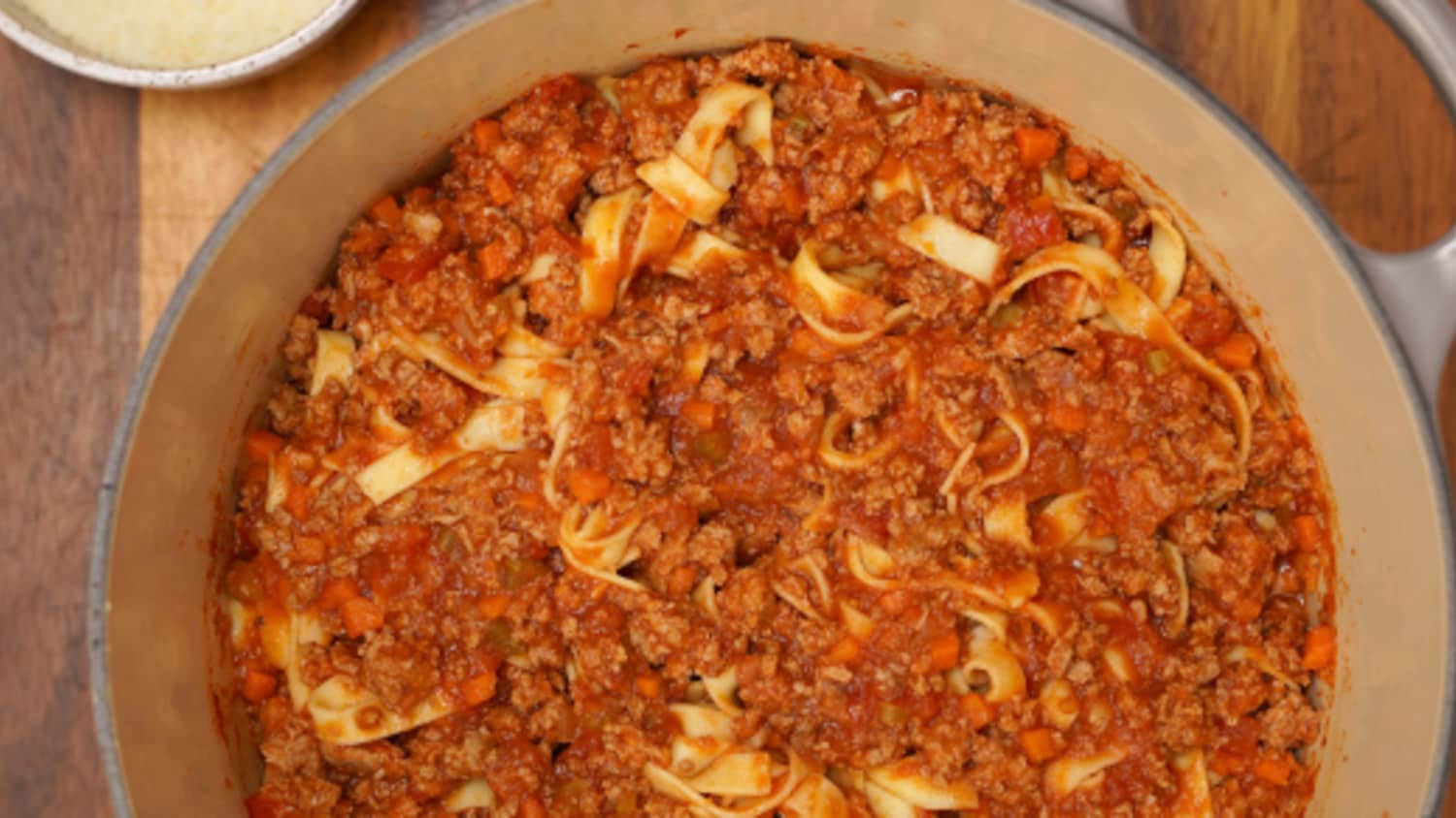 Big-Batch Turkey Bolognese With Linguine-image