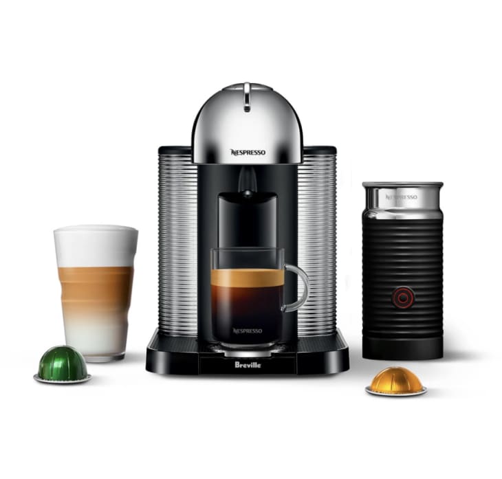 Nespresso Vertuo Coffee and Espresso Maker by Breville with Aeroccino Milk Frother at Macy’s