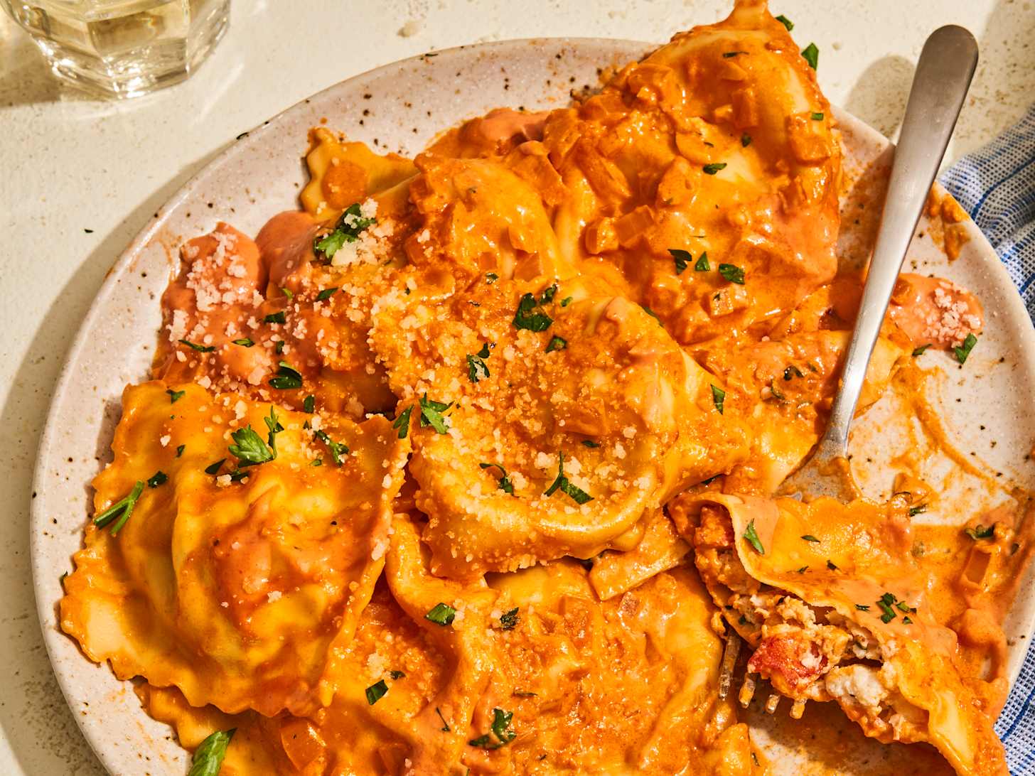 Lobster ravioli