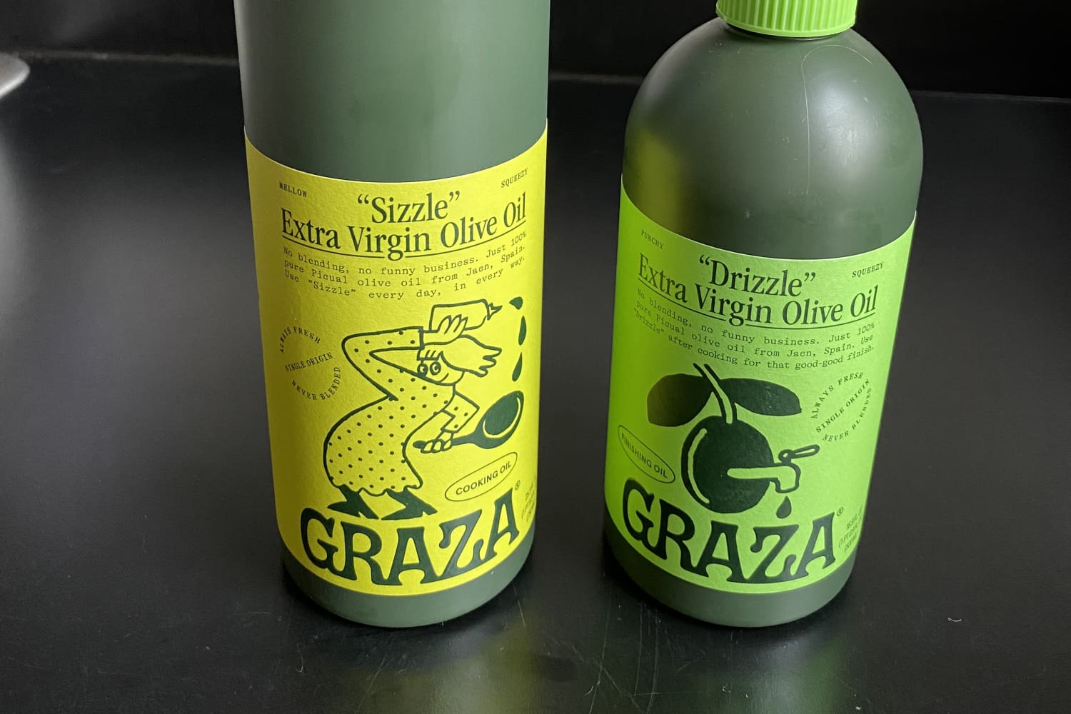 Graza Sizzle and Drizzle Extra Virgin Olive Oil Review 2022