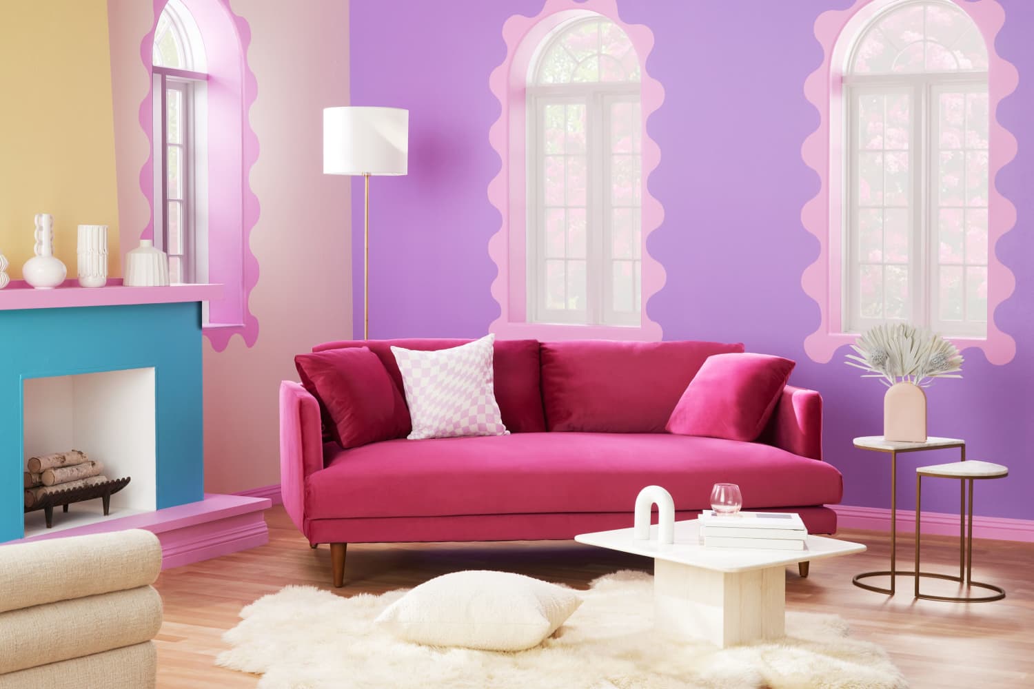Pink 2024 joybird couch