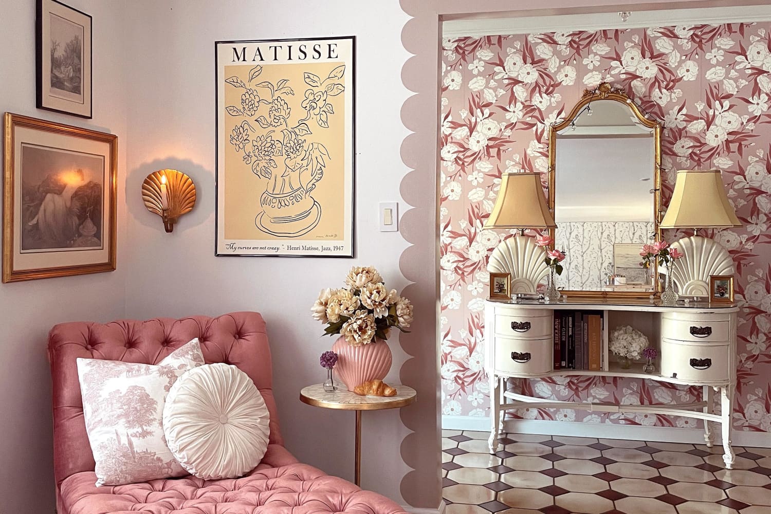 Coquette Fabric, Wallpaper and Home Decor
