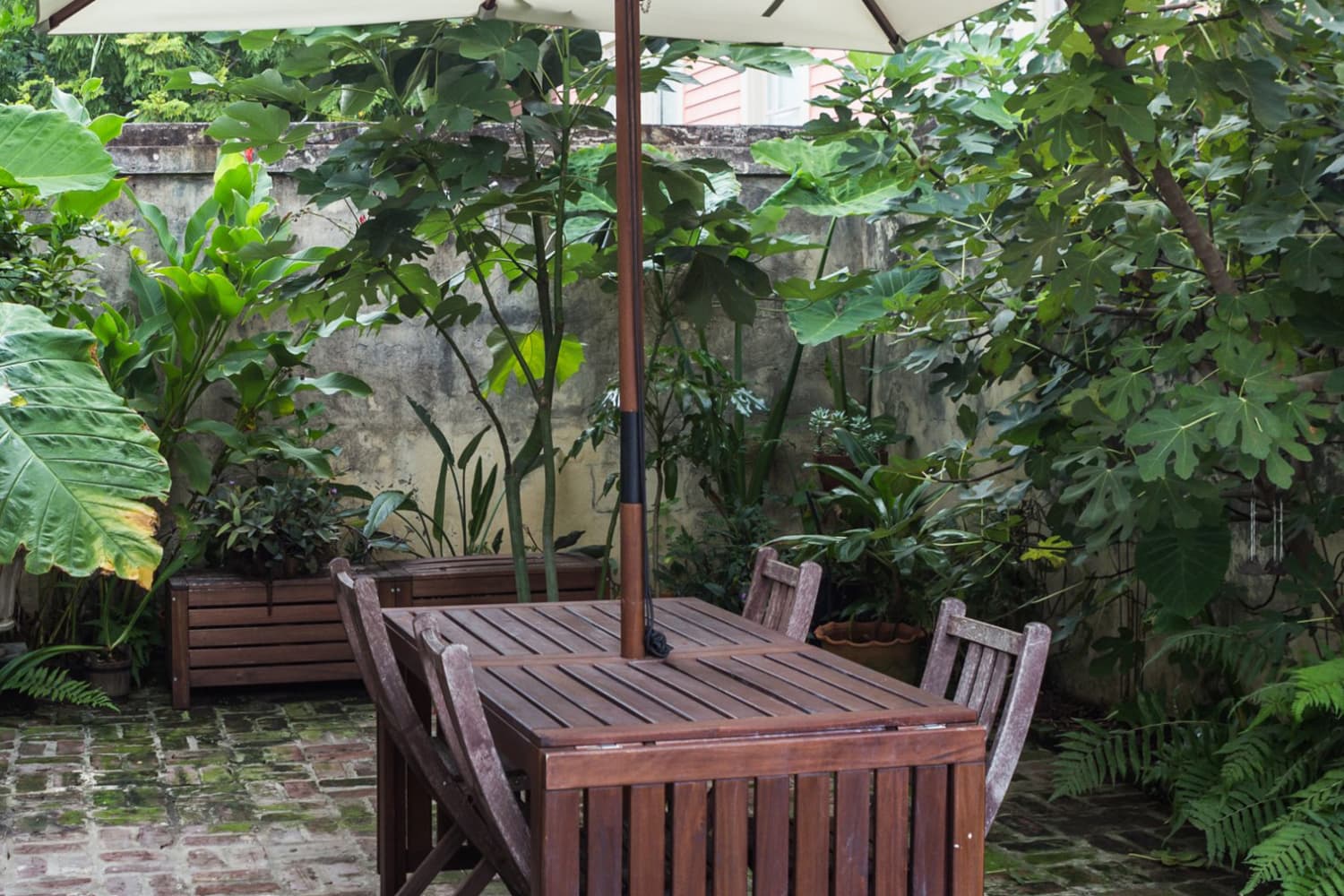 can you paint patio umbrella How To Paint A Faded Umbrella To Look Like New!  Porch Light Reading