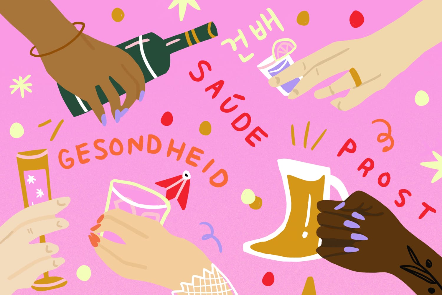 16 Ways to Say Cheers in Different Languages