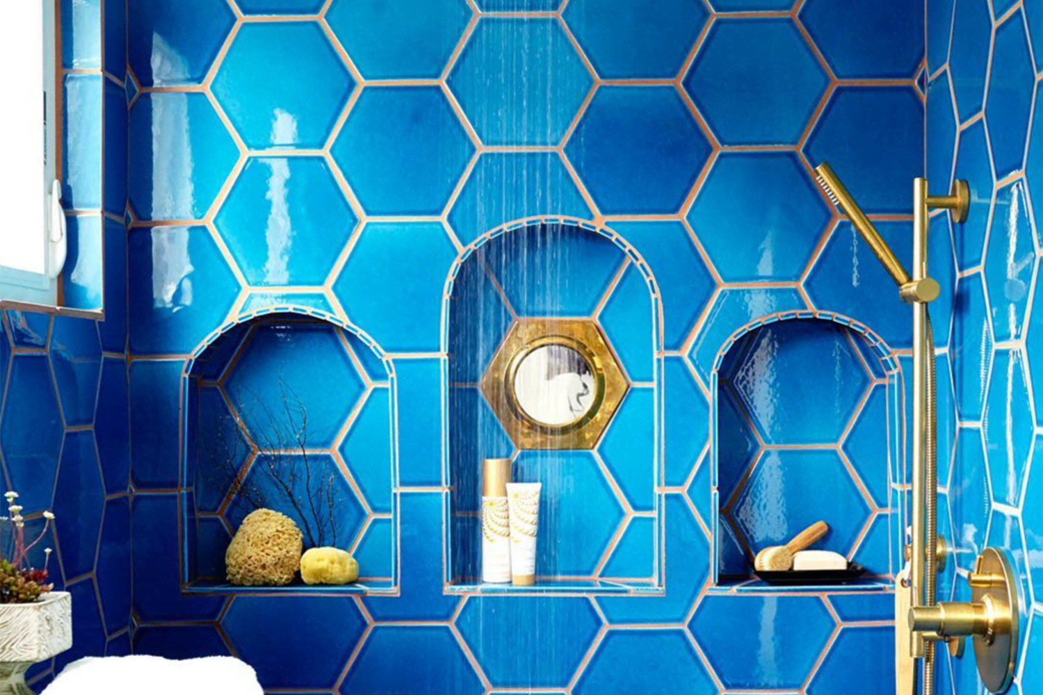 Unusual Tile & Colored Grout Combos That Are Gorgeous