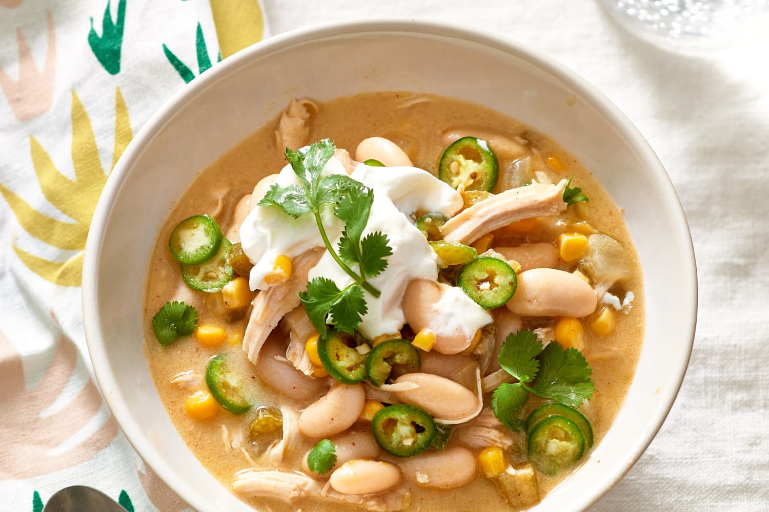 Favorite Soup Our Kids LOVE- White Bean Chicken Chili in Slow Cooker -  Nesting With Grace