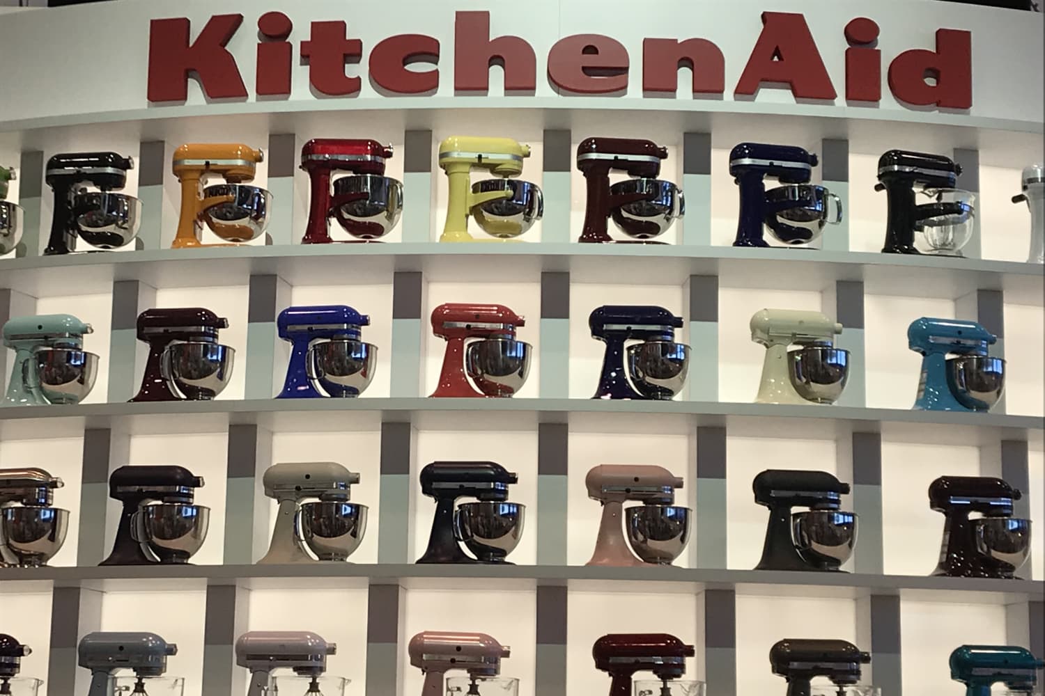 KitchenAid Mixer Colors - Pink Mixer Colors Compared - Old Version