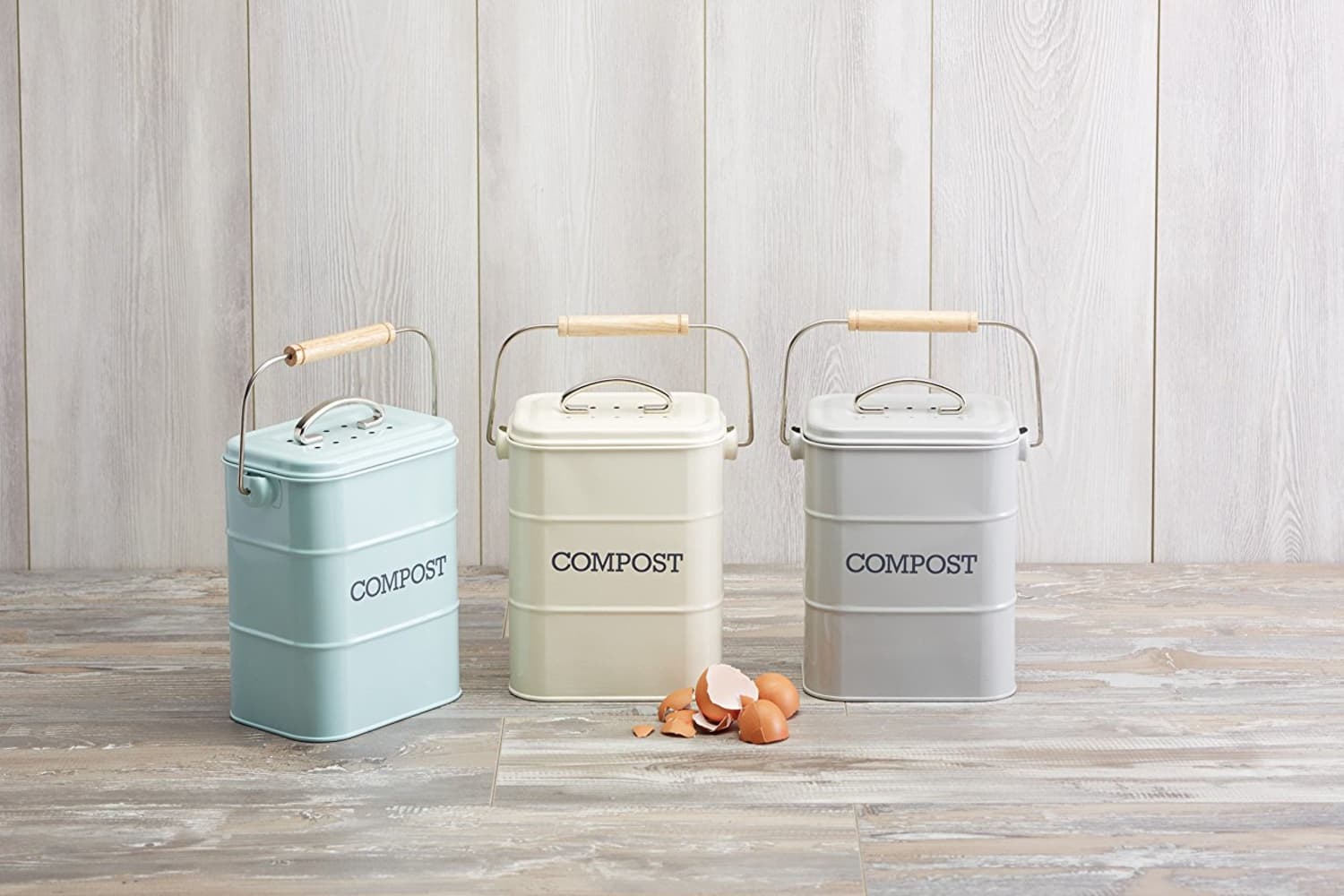 Countertop Compost Bin - Bamboo Fiber Composter - Method Sourcing Corp
