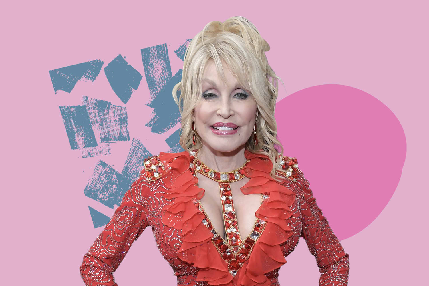 How Dolly Parton Stores Her Cookbooks.