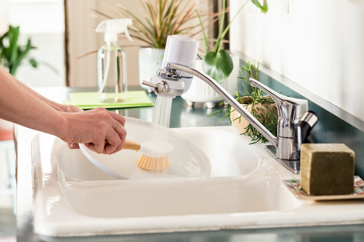 Shop Yamazaki Over-The-Sink Folding Drying Rack