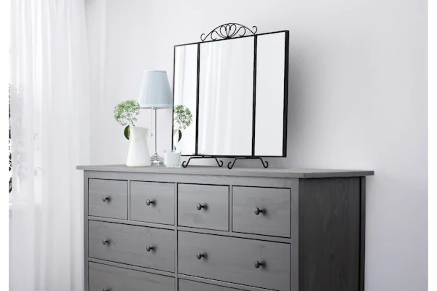 white dresser from ikea