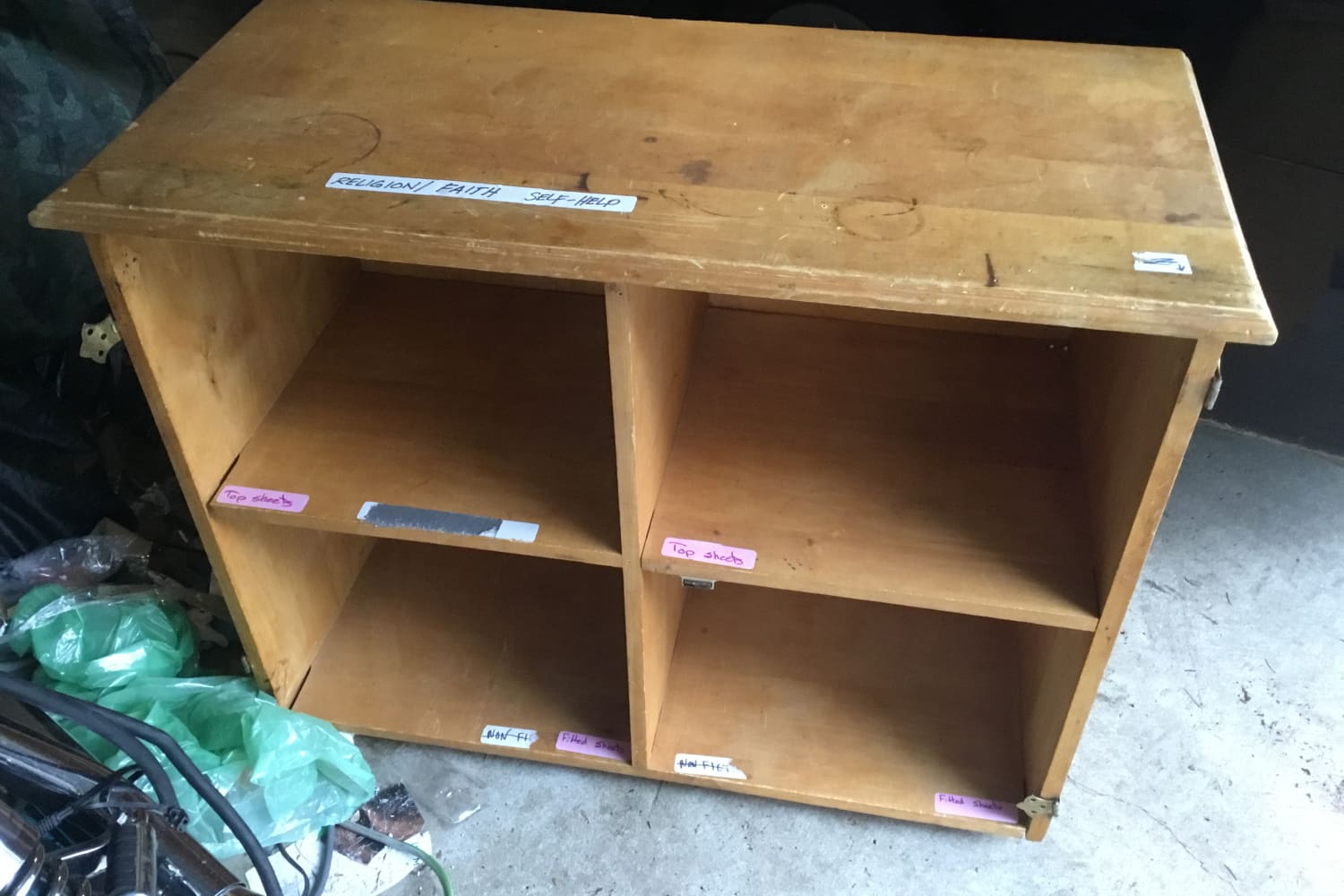 For Under $200 a Thrifted Display Shelf Became a Stunning Cane Shaker-Style Cabinet