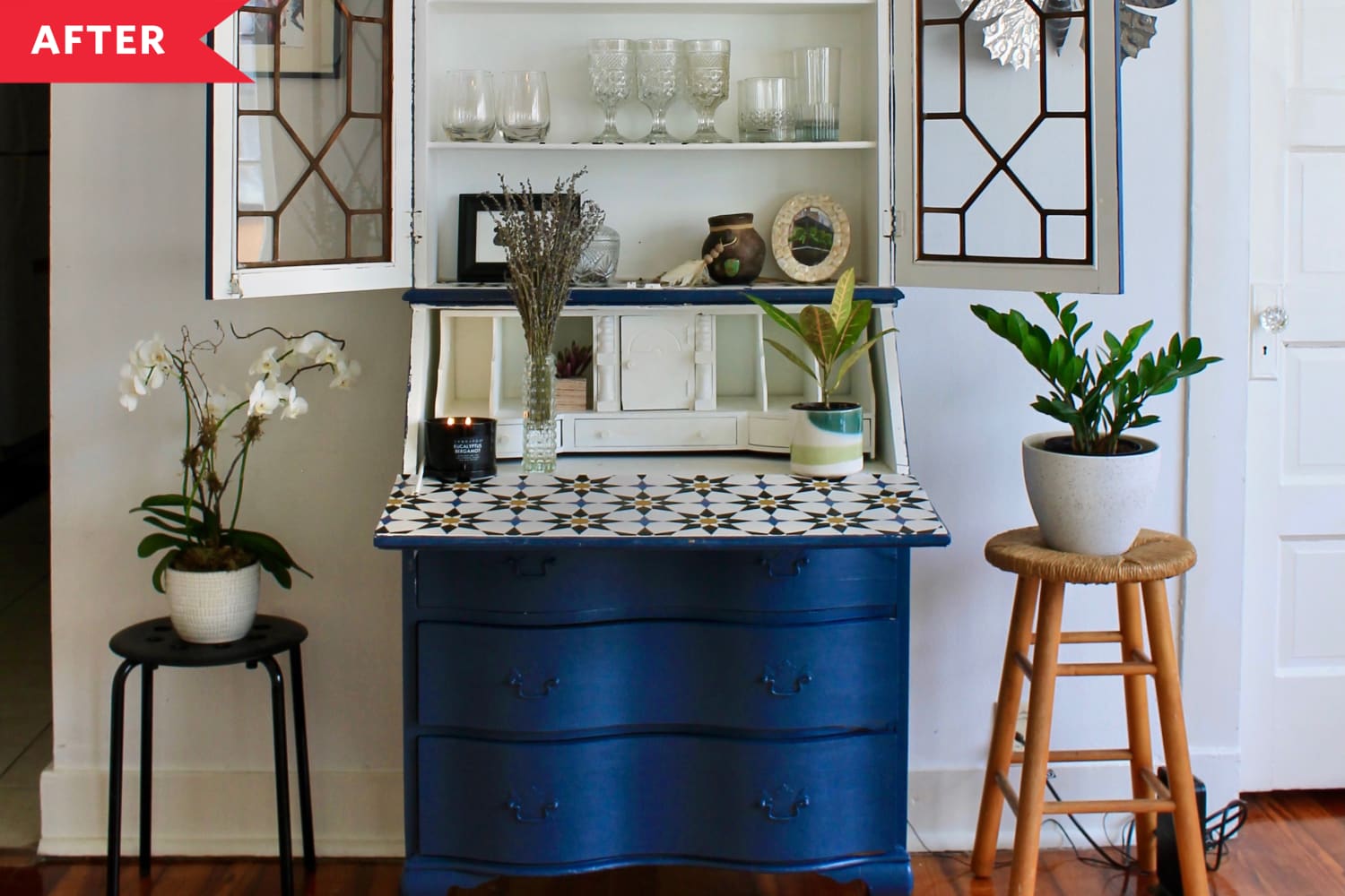 CLEANING CABINET MAKEOVER - The Striped House