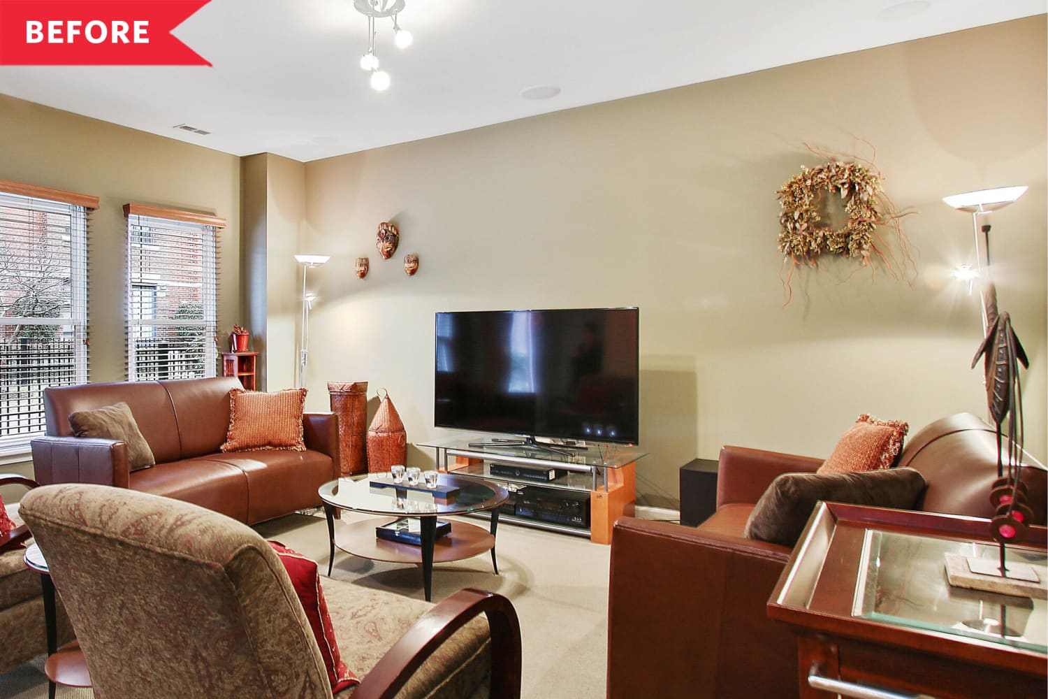 I Love the Neutral Color Palette in This Chicago Living Room Makeover