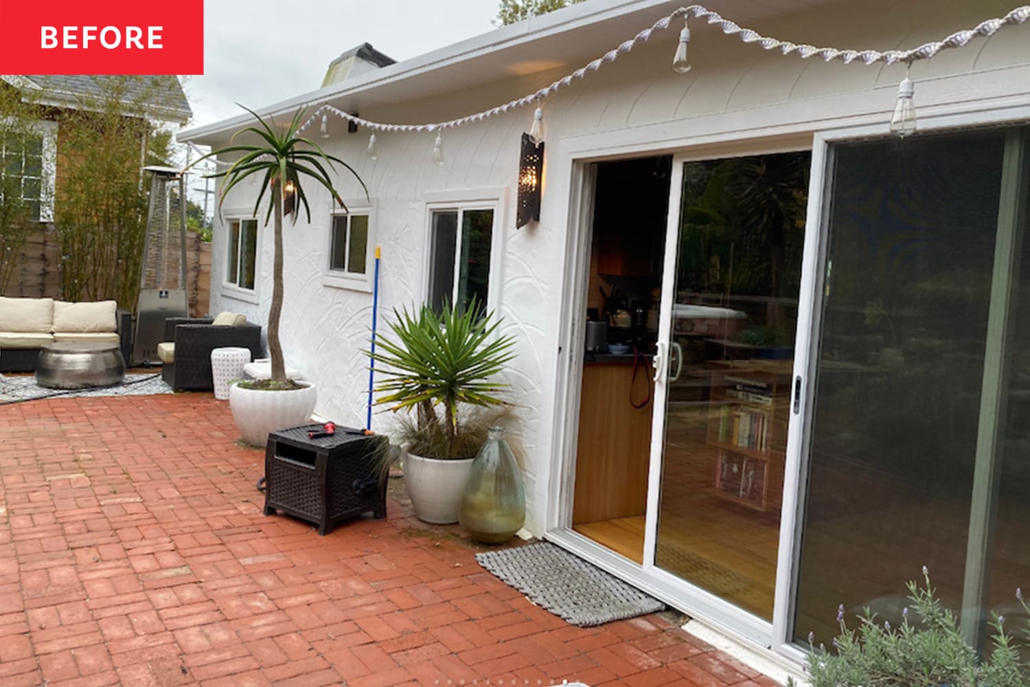 This "Wonky" Backyard Got a Mediterranean Makeover That Feels Like a Vacation