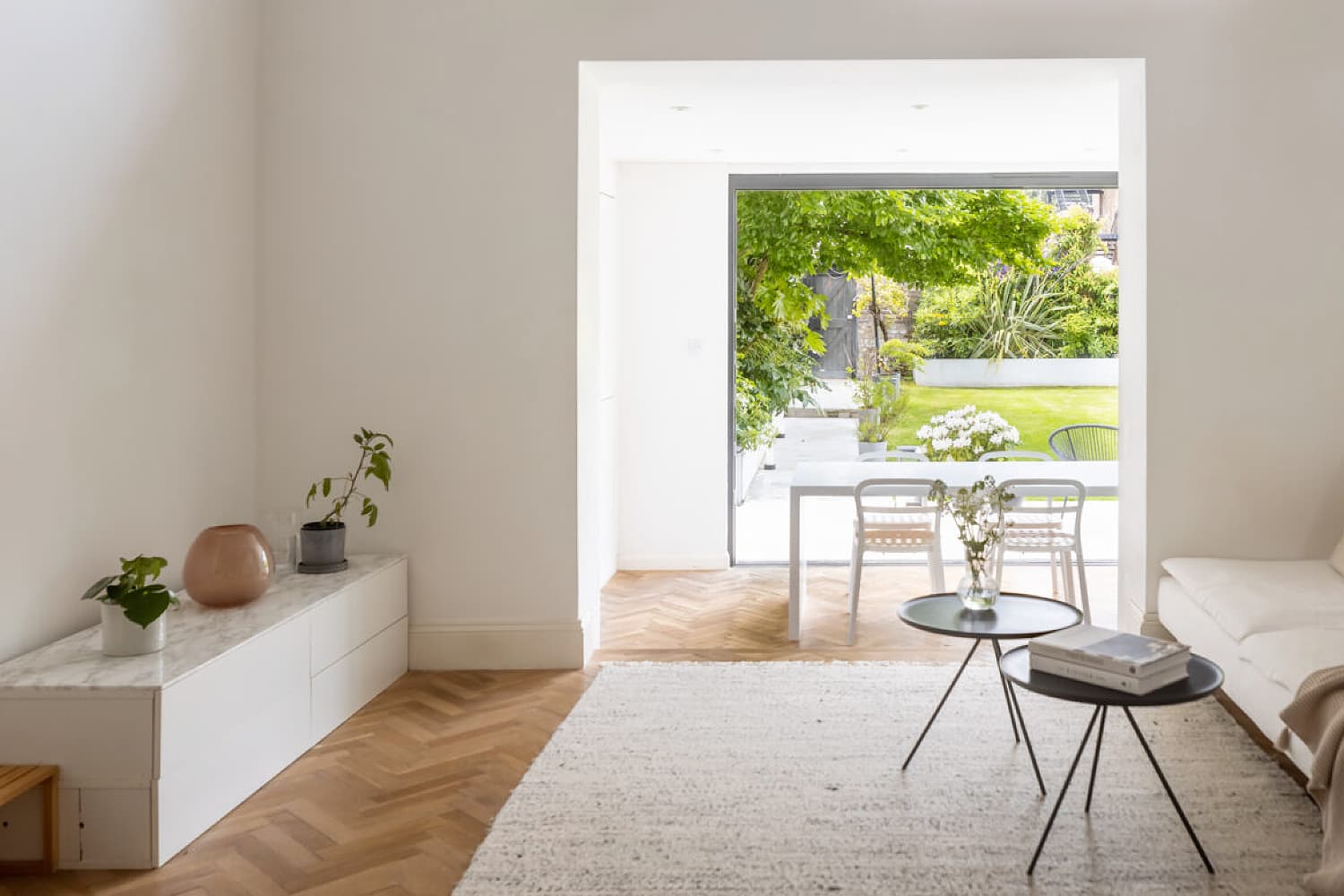 Living Room Ikea Small Tall Table I Turned IKEA Kitchen Cabinets