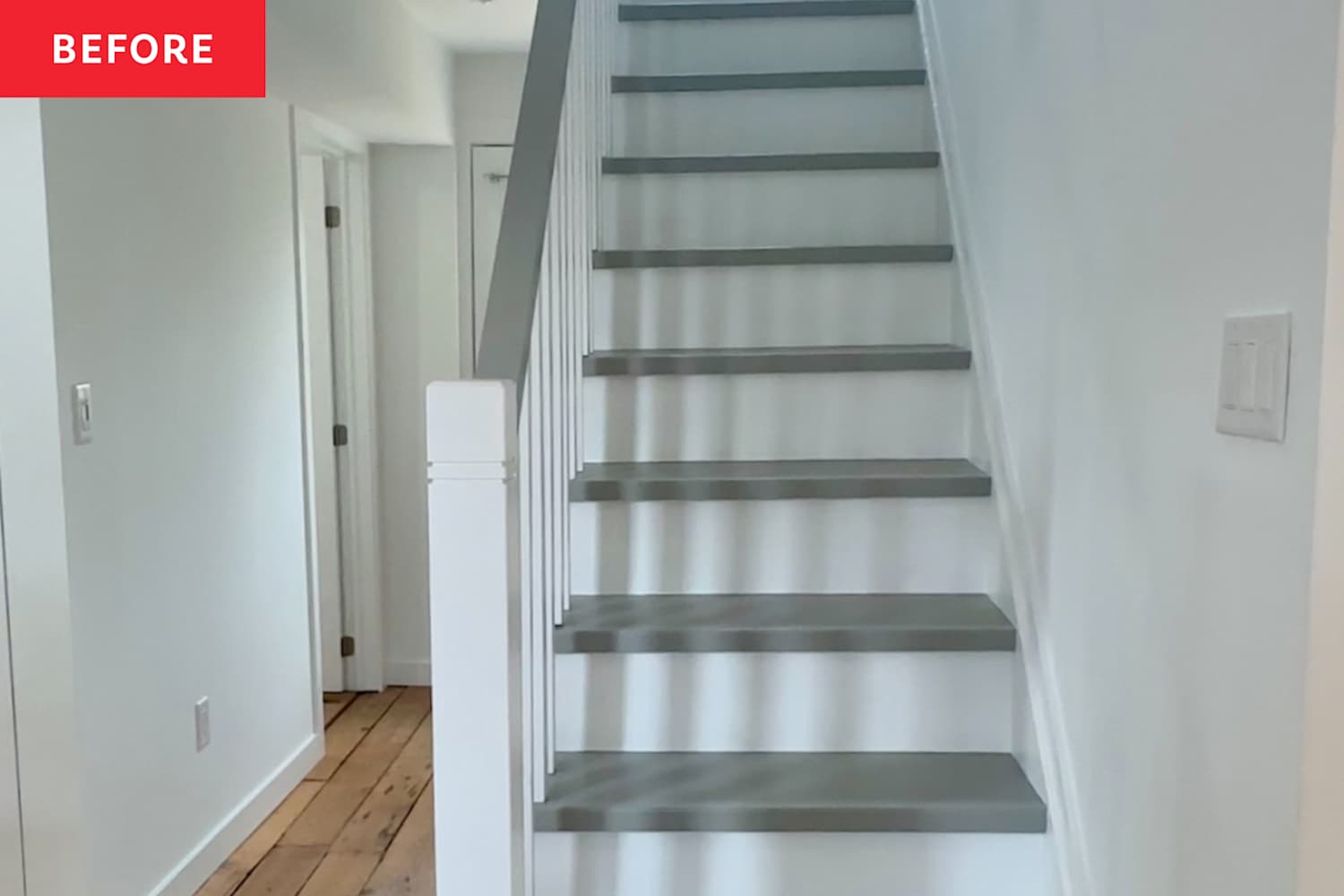 This Entryway Makeover Uses a Brilliant Overlooked Spot to Display Art