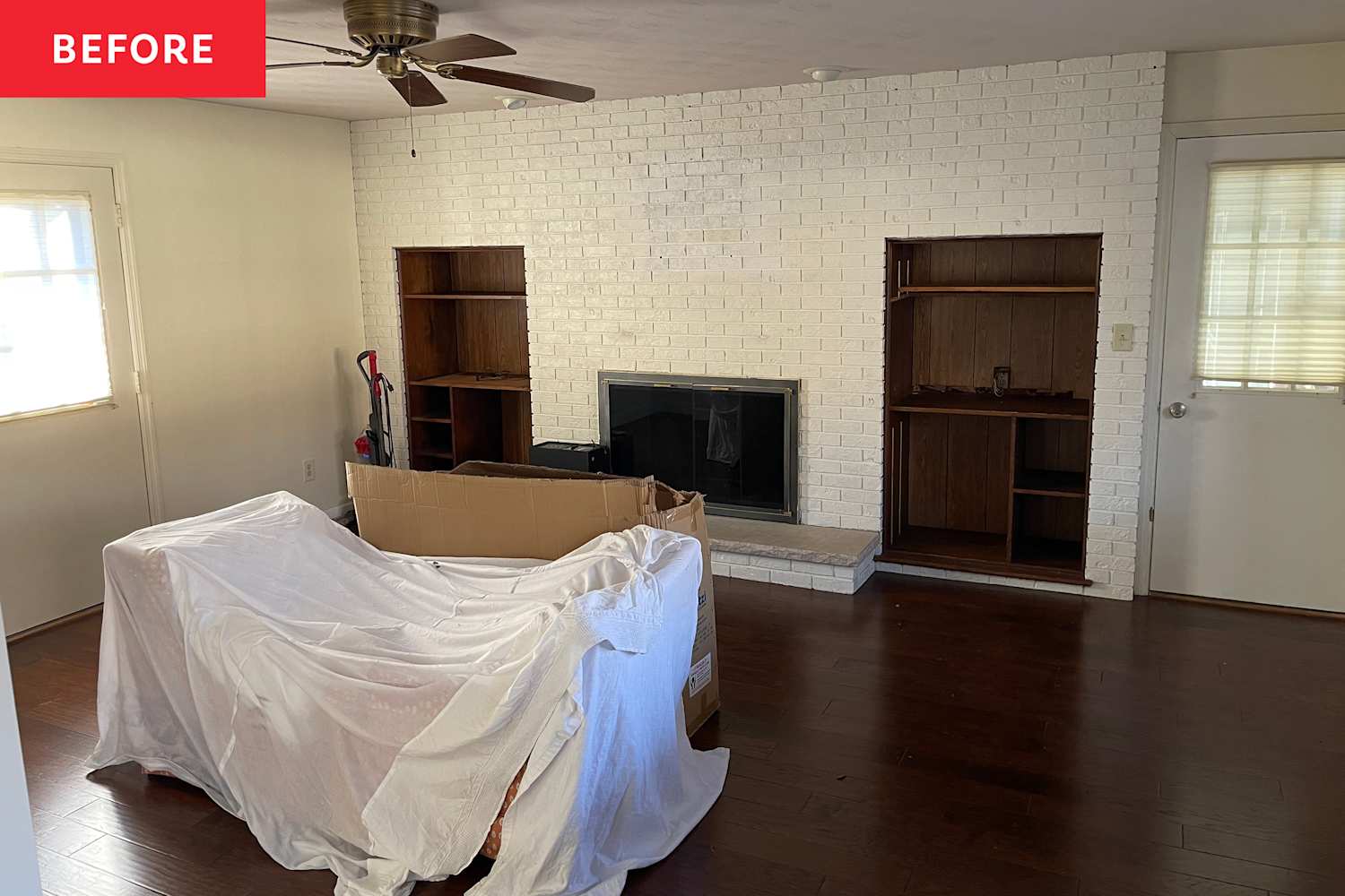 A $600 One-Wall Makeover (Plus Thrift Finds!) Make This Living Room Much Cozier