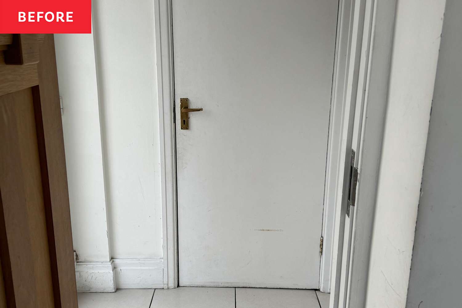 This $60 Door Makeover Completely Changed the Entryway