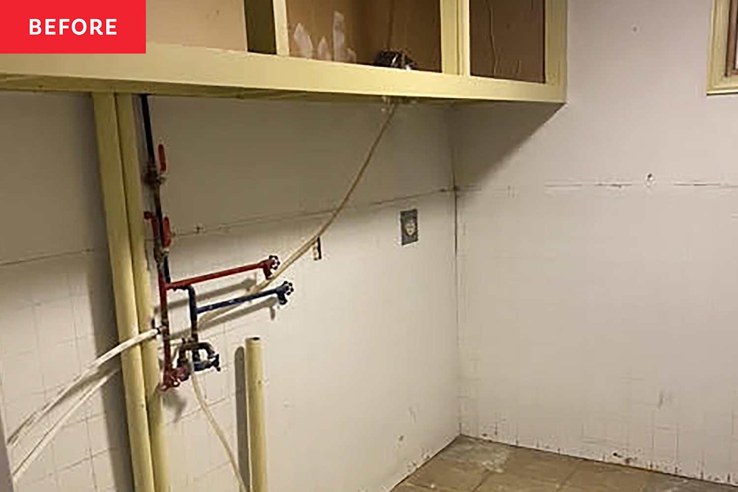 After an Airy Makeover, You Can't Tell This Laundry Room Is in a 40-Year-Old Basement