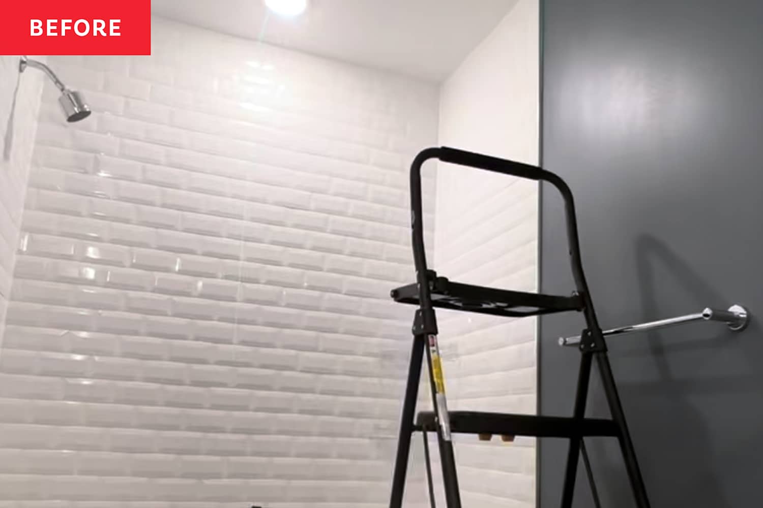 A Boring New-Build Bathroom Transforms into a “Boutique” Stunner for $1,825