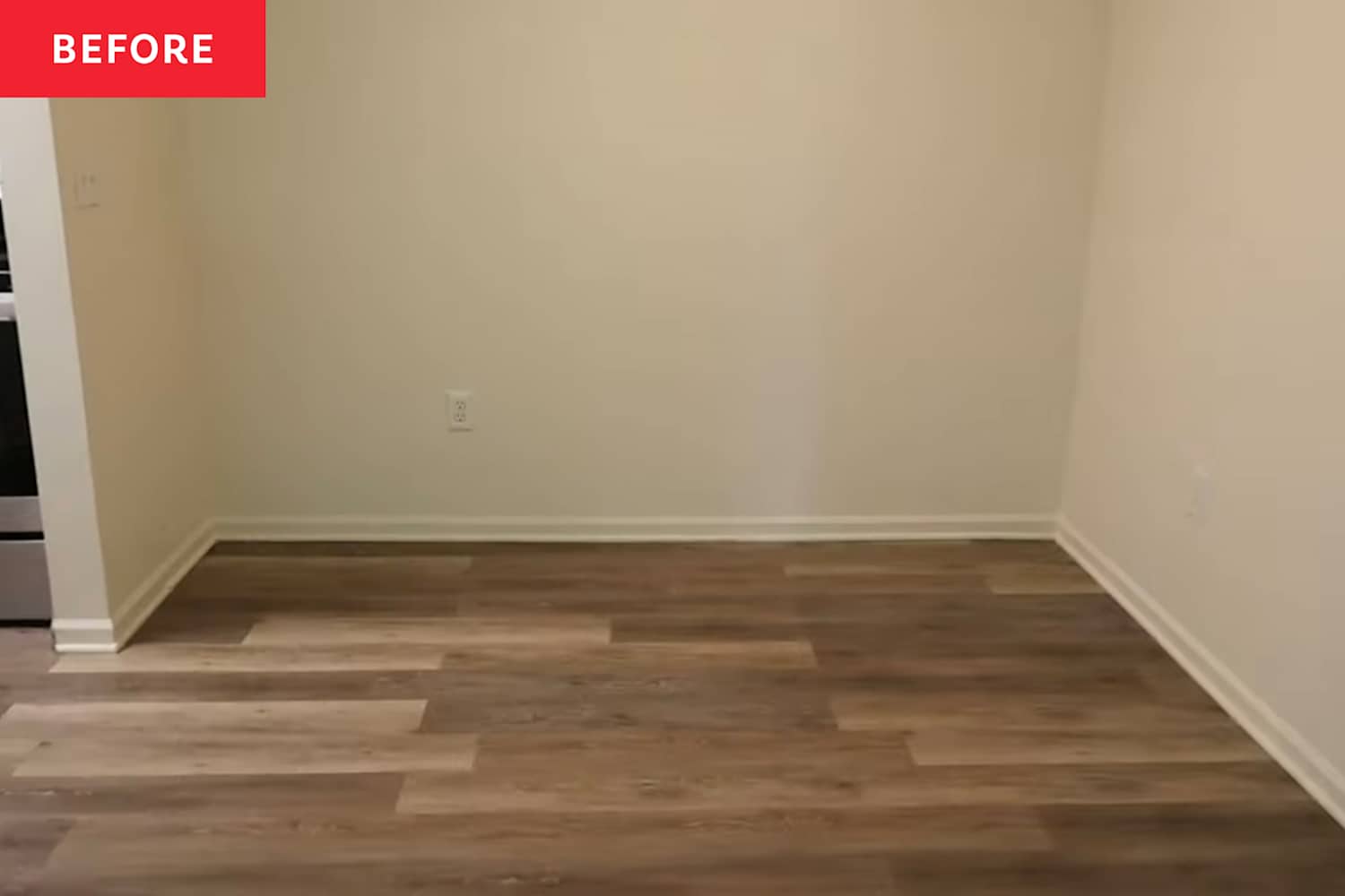 Before & After: A "Bare Box" Becomes a Mid-Century Modern Dining Room for Under $500!