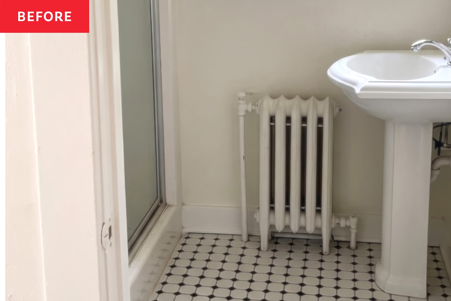 This Bathroom Went from Plain to Pink with a Bold Color-Drenched Redo
