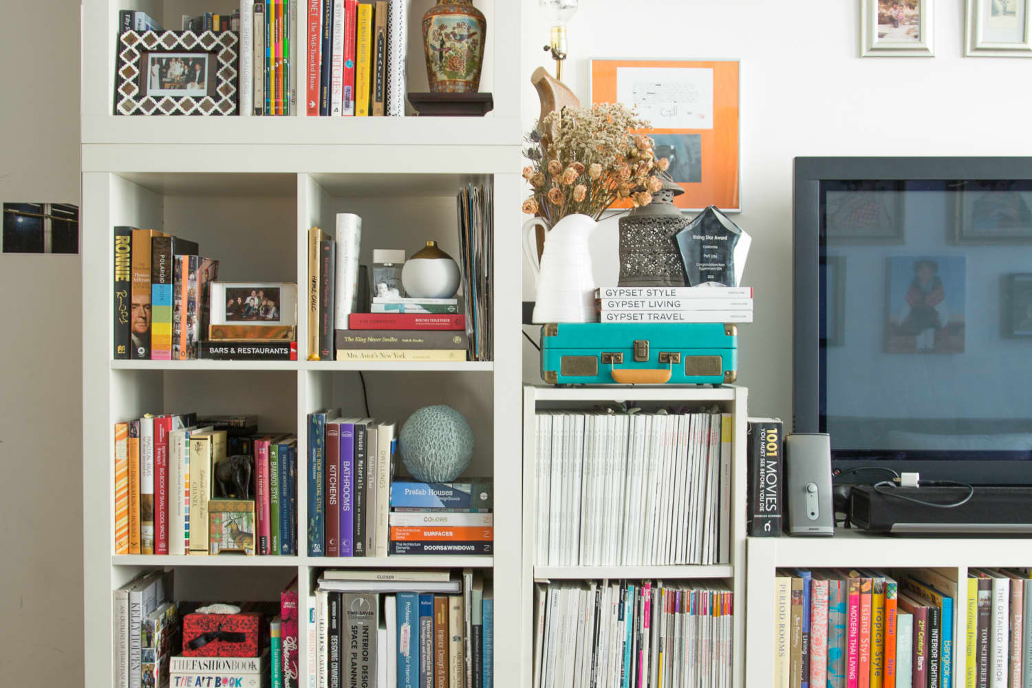 Aesthetic Storage Baskets for BILLY Bookcase Shelves