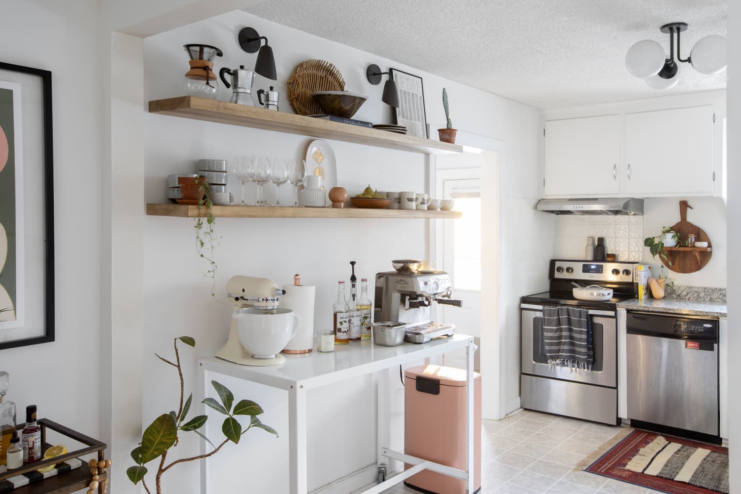 Simple Houseware Cabinet Pantry Pot and Pan Organizer Holder Rack