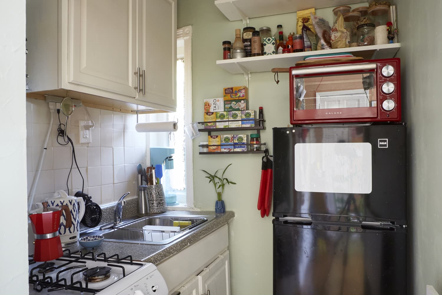 This Tiny Kitchen Had Zero Counter Space - a Game-Changing Find Fixed That