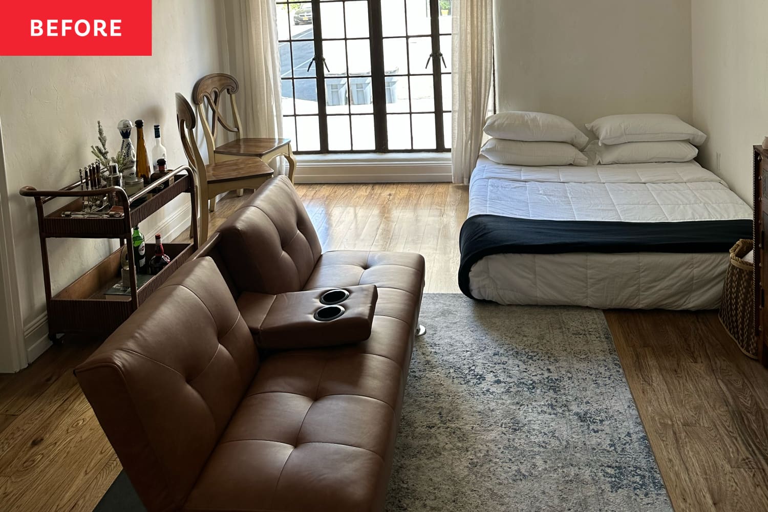 This Cozy Studio Apartment Makeover Took Just 3 Days (and $1,300)
