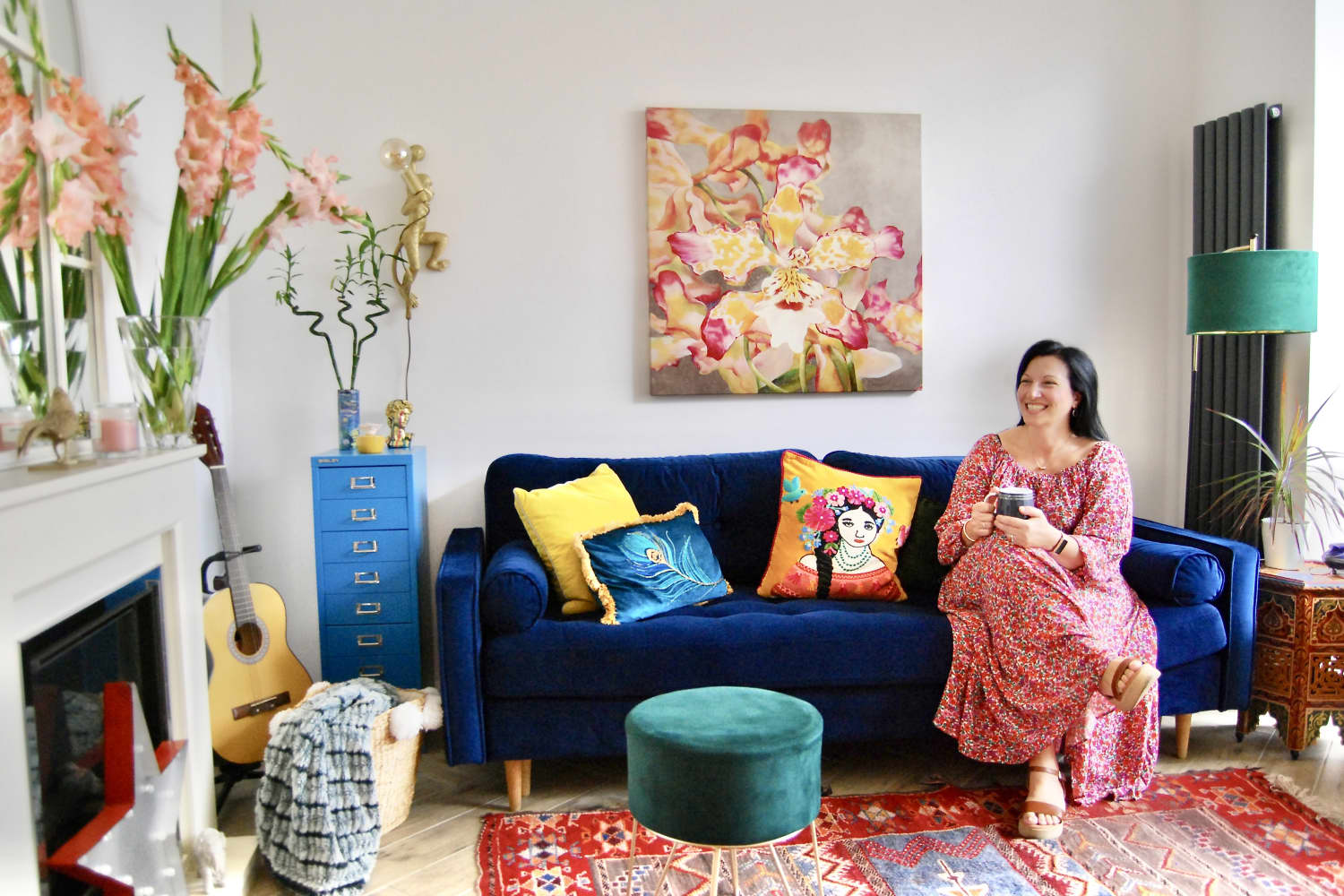 This Colorful London Home Isn’t Afraid of White Walls