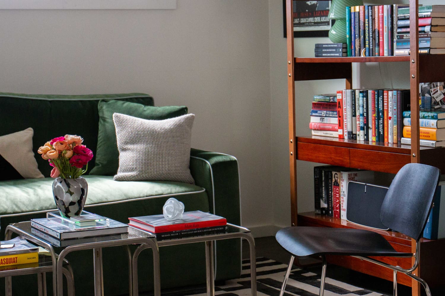 This Rotating Bookshelf Transformed My Cluttered Living Room (and It's on Sale!)