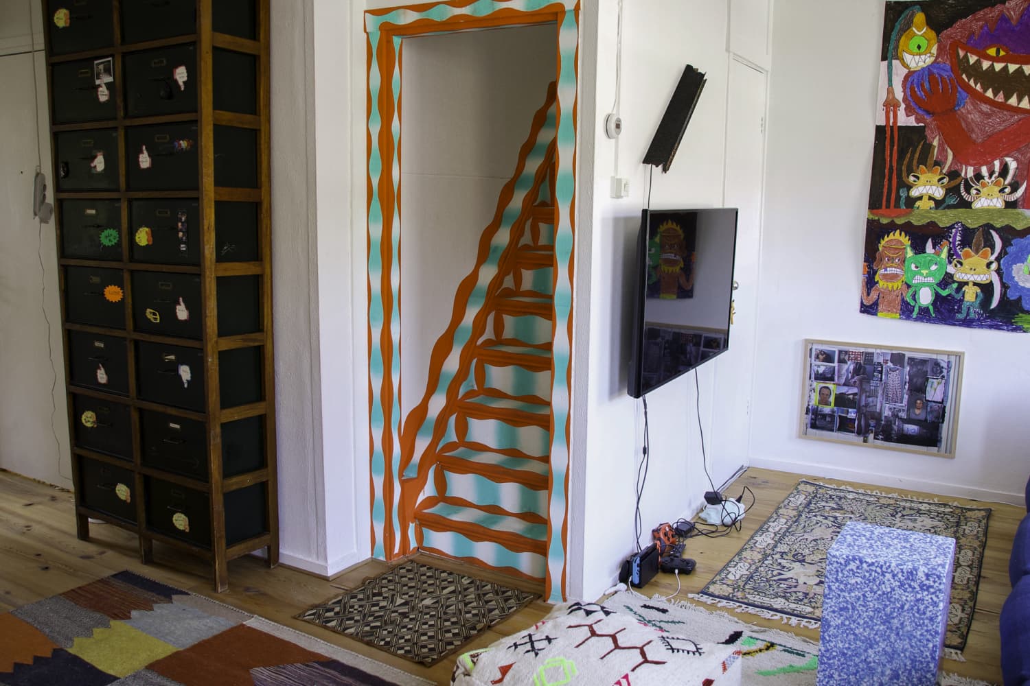 These 5 Painted Staircases Prove the Power of Bright Colors