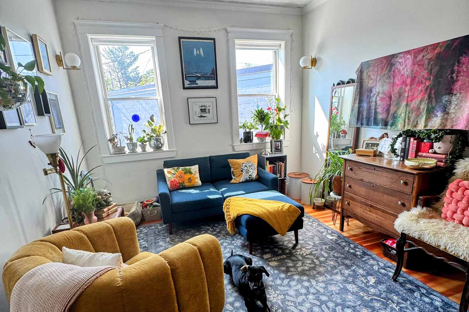 This 500-Square-Foot Apartment's Style Is "Maximalist Whimsigoth Wine Aunt"