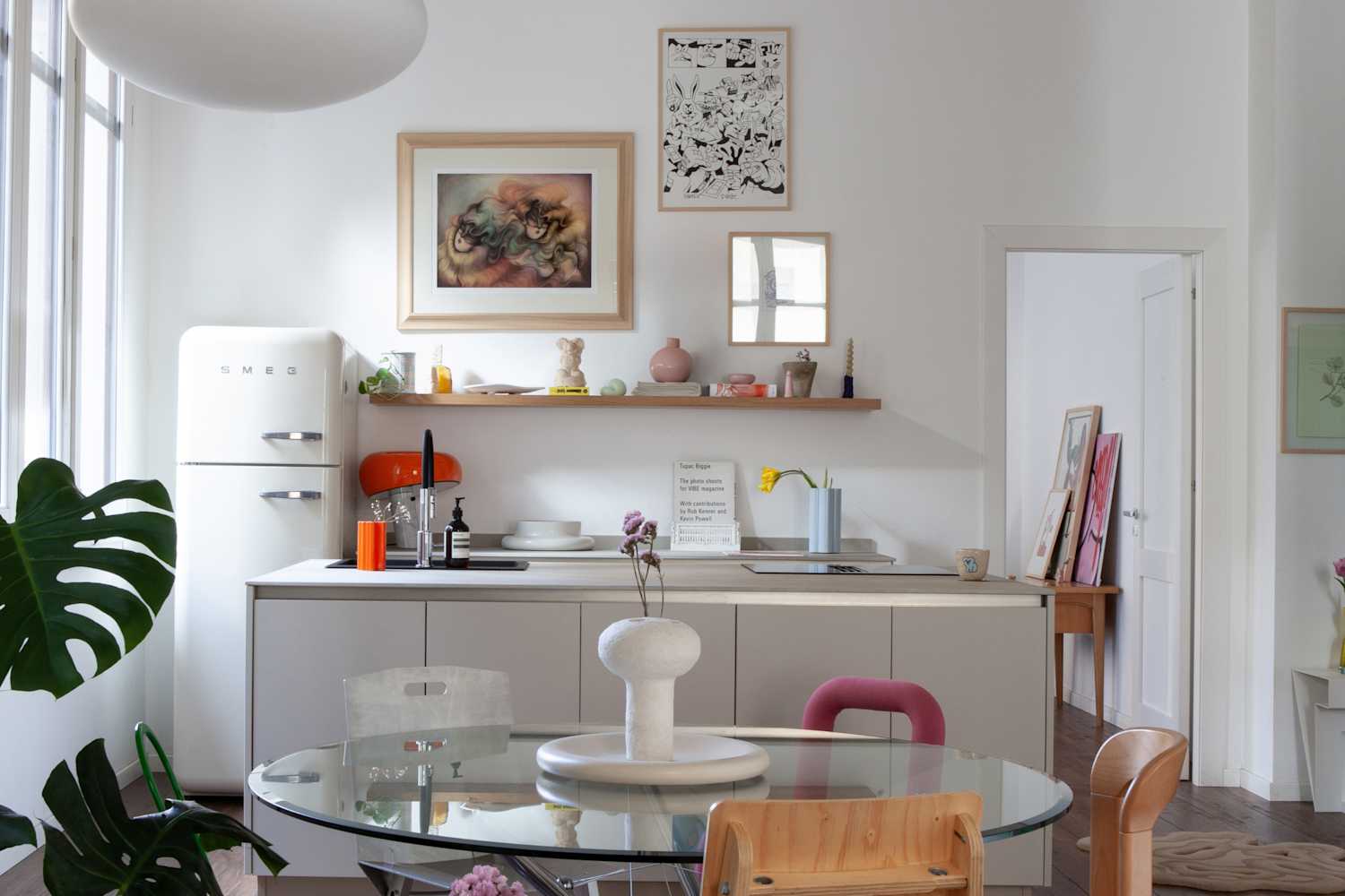 This Creative's Italian Home Pairs Century-Old Ceilings with Street-Art Energy - And It's Stunning