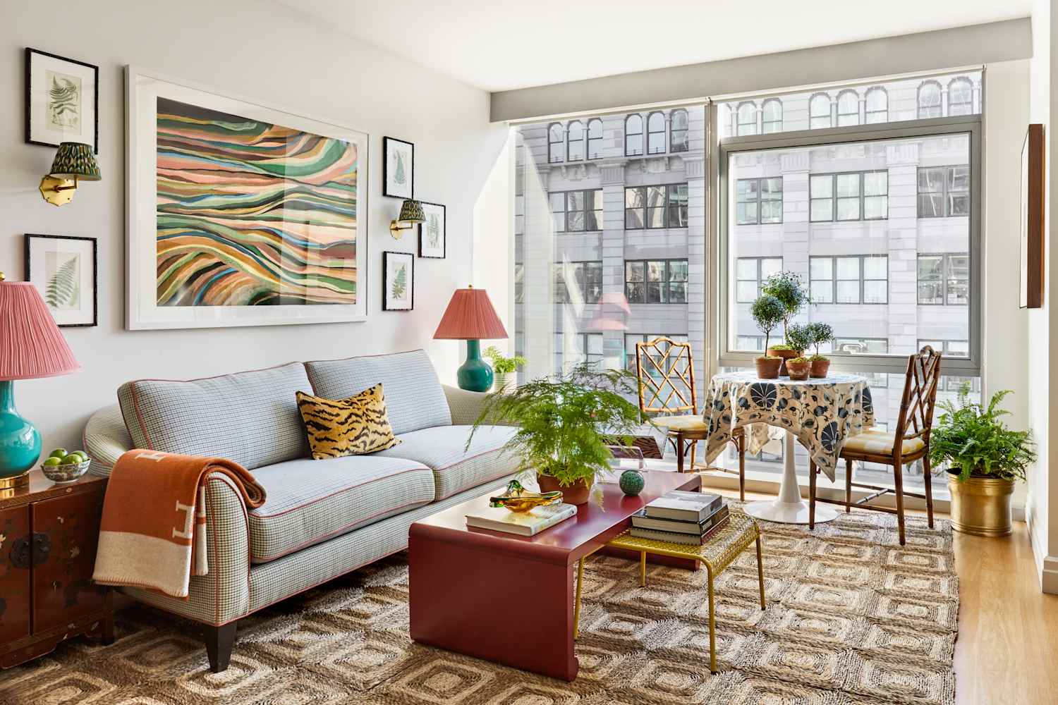 This NYC Home Has a Viral $300 Credenza, a King-Size Canopy Bed, and a Never-Used Kitchen