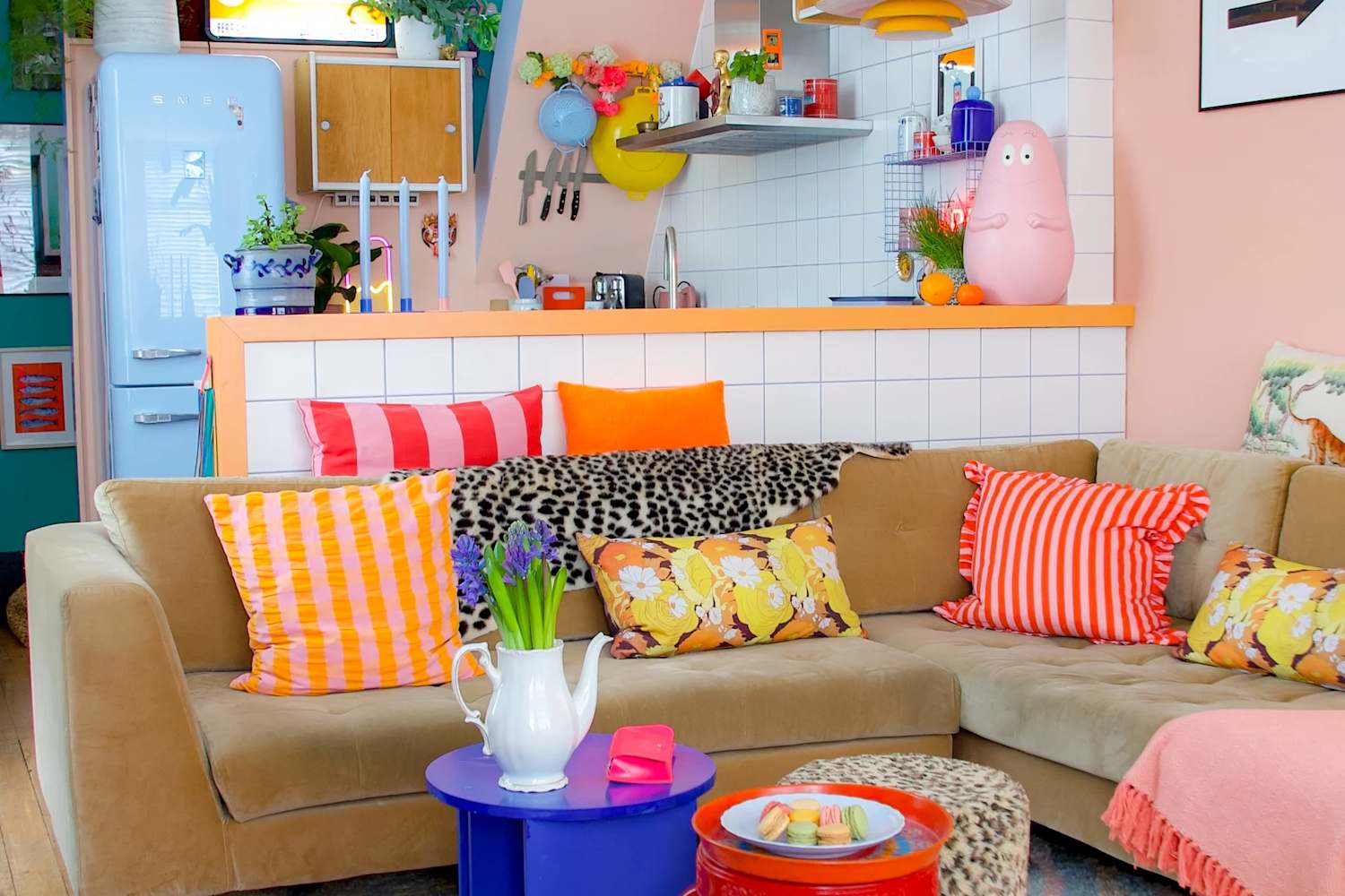 This Dutch Home Is Full of Vibrant Color - And Has an Unforgettably Shaped Door