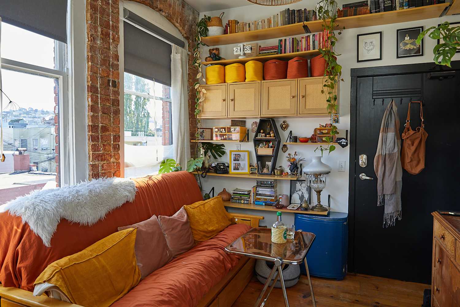 Why You Should Put a Curtain Rod on Your Ceiling (It's a Brilliant Storage Hack!)