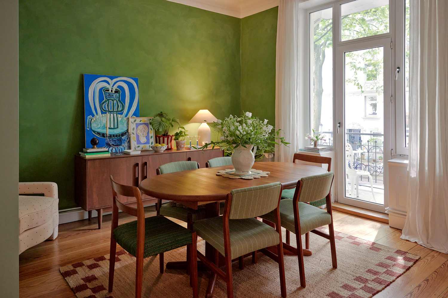This Rental Apartment Looks Like a Colorful Wes Anderson Movie Set