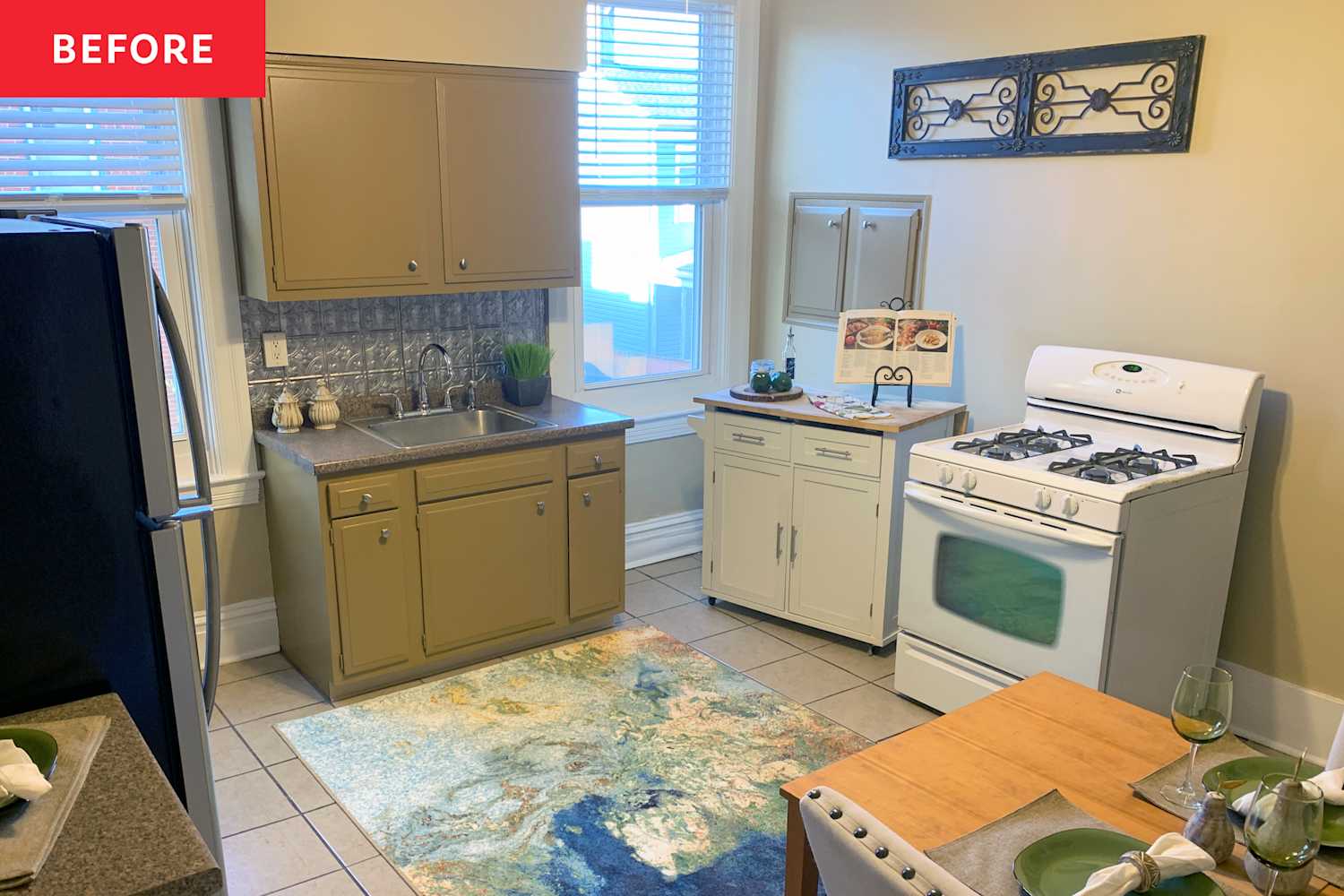 Every Surface Was Transformed in This 2000s Kitchen for Just 0
