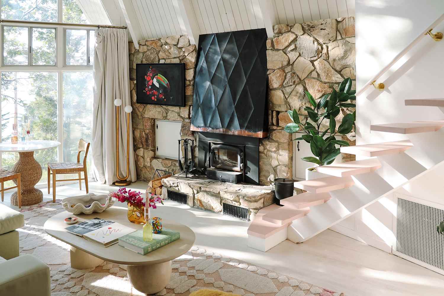 She Bought the 1959 A-Frame She Once Rented - And Calls It Her "Cosmic Cabin"