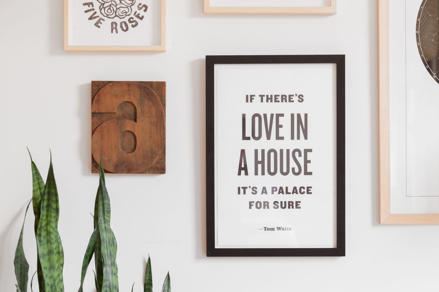 Nordic Wall Prints Here Now We're Bottom From The Started Women Quote Wall Art