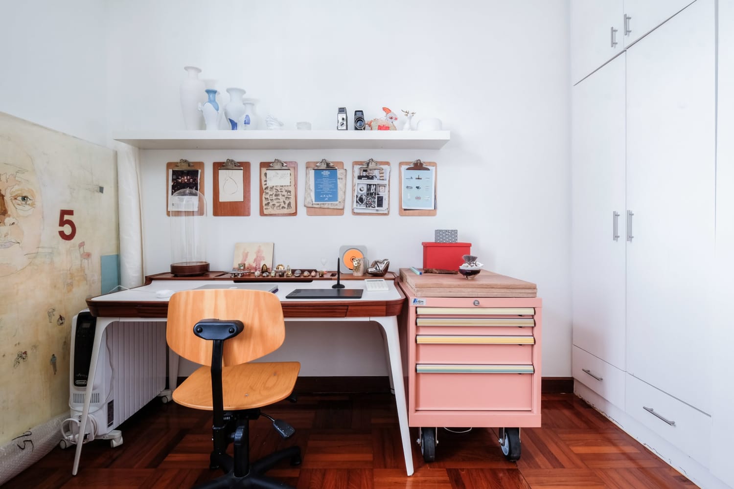 Office Tour: Home Office Desk Setup - VIV & TIM