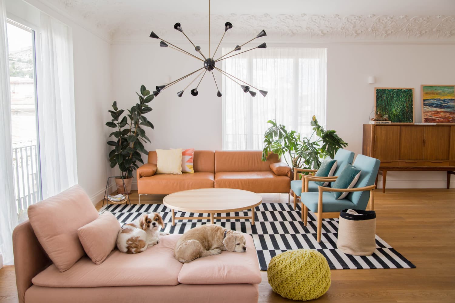 The Goldilocks Living Room Furniture Piece That Fits Where Sofas and Chairs Don’t