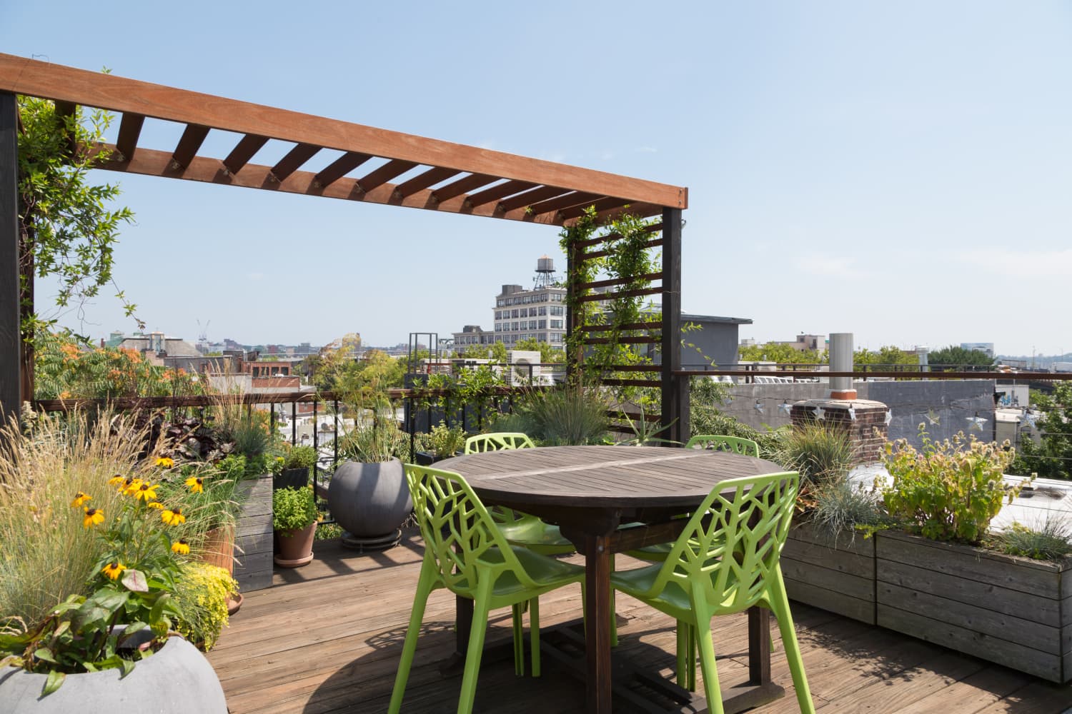 Apartment Patio Gardens Feel Whimsical with These Chairs