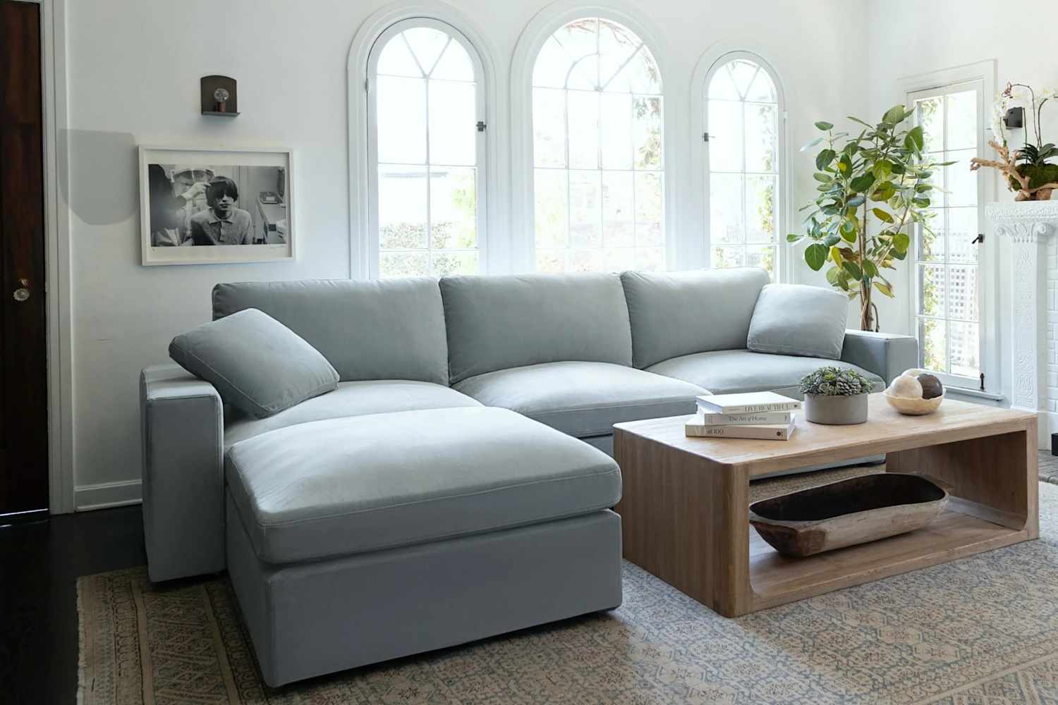 This Gorgeous Sectional Changed My Mind About Light-Colored Couches, and It's on Rare Sale