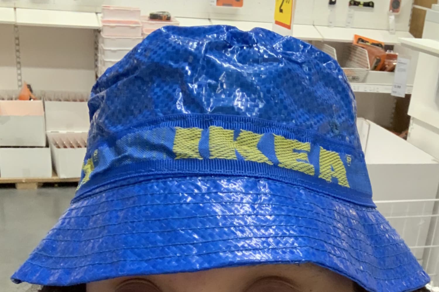 Ikea bucket hat in store clearance